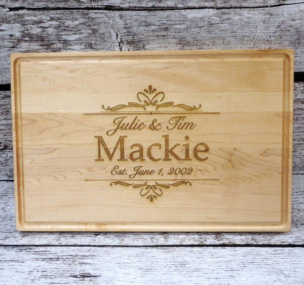 Personalized Family Name Cutting Board – donebetter