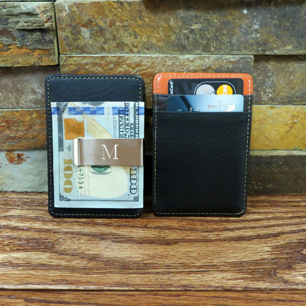 Personalized Money Clip and Card Holder